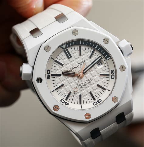 audemars piguet white ceramic|royal oak offshore white ceramic.